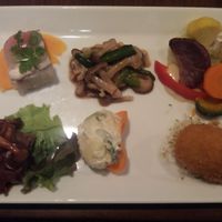 Dinner set menu at Green Italian TORCIA - Shinjuku in Tokyo