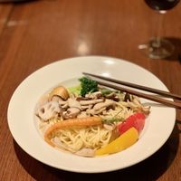 Vegan pasta at Green Italian TORCIA - Shinjuku in Tokyo