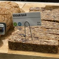 Vegan bar  at Gregory's Coffee - 44th St in New York City