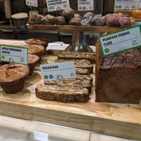 Vegan treats!! at Gregory's Coffee - 44th St in New York City