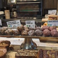 Vegan treats!! at Gregory's Coffee - 44th St in New York City