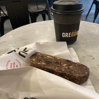 Vegan bar  at Gregory's Coffee - 44th St in New York City