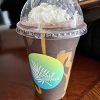 Chocolate mylkshake with Oreos and peanut butter   at Heart Bowls in Sandpoint