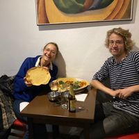Sharing vegan mix  at Mogogo in The Hague