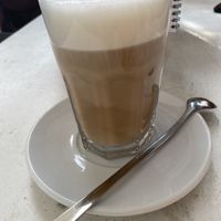 Oat milk latte  at Starnberger Eiswerkstatt in Starnberg