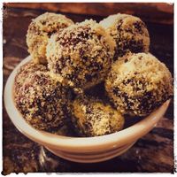 Vegan chocolate truffles from Sam Bentall at Sam Bentall Wellness Coaching in Liverpool