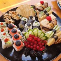 Vegan Combi 32piece (with tofu-slices) at Sabores Asiáticos in Tavira