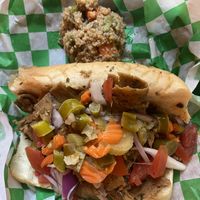 Italian combo with quinoa salad  at Just Veggiez in Madison