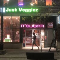 Cool space upstairs   at Just Veggiez in Madison