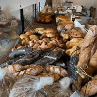 Selection of baked goods at Universal Bakes and Cafe in Tokyo