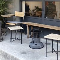 Some sears outside   at Universal Bakes and Cafe in Tokyo