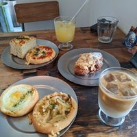 A delicious feast! at Universal Bakes and Cafe in Tokyo