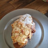 Almond croissant at Universal Bakes and Cafe in Tokyo