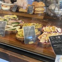 Clearly labelled and all so pretty!   at Universal Bakes and Cafe in Tokyo