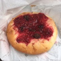 Pastry with jam at Universal Bakes and Cafe in Tokyo