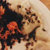 pierogi  at Glonojad in Krakow