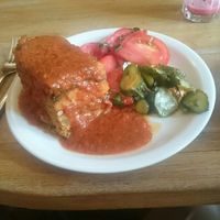 eggplant casserole at Glonojad in Krakow