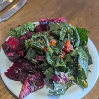 Beetroot Salad and the Sesame Salad at Glonojad in Krakow