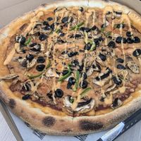 Pizza Full Porte at Vegan Mobile in Santiago