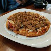 'Meat' pizza at Nourish Philly in Philadelphia