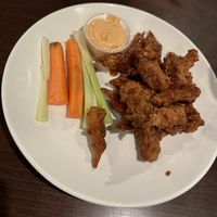 Vegan *Tings*  - they were delicious! The carrots we got didn’t seem fresh   at Nourish Philly in Philadelphia