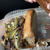 the cheesesteak “that Philly jawn”  at Nourish Philly in Philadelphia