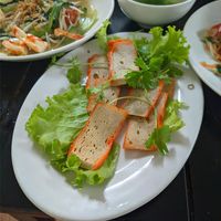 another complimentary dish   at Katze Vegan & Vegetarian  in Hanoi