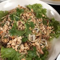 Banana blossom salad! Very fresh and tasty  at Katze Vegan & Vegetarian  in Hanoi
