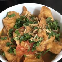 tofu in tomato sauce  at Katze Vegan & Vegetarian  in Hanoi