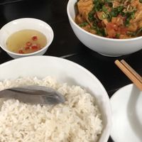 rice and dip  at Katze Vegan & Vegetarian  in Hanoi