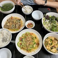 All of the dishes (we only ordered two of them)   at Katze Vegan & Vegetarian  in Hanoi