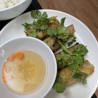 Fried spring rolls  at Katze Vegan & Vegetarian  in Hanoi