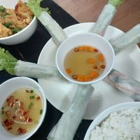 Spring rolls at Katze Vegan & Vegetarian  in Hanoi