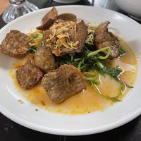 Vegan Beed with waterspinach  at Katze Vegan & Vegetarian  in Hanoi