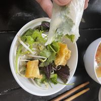 Fresh springrolls  at Katze Vegan & Vegetarian  in Hanoi