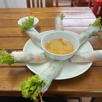 Single spring roll order  at Katze Vegan & Vegetarian  in Hanoi
