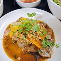 Fried vegan chicken with BBQ sauce at Katze Vegan & Vegetarian  in Hanoi