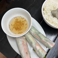 Springrolls  at Katze Vegan & Vegetarian  in Hanoi