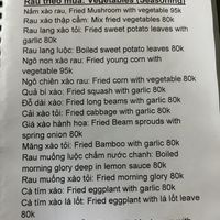 Menu page 4  at Katze Vegan & Vegetarian  in Hanoi