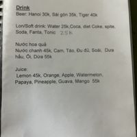 Menu page 5  at Katze Vegan & Vegetarian  in Hanoi