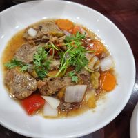 Fried vegan chicken with bbq sauce at Katze Vegan & Vegetarian  in Hanoi