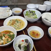 Vegan chicken, spring rolls, fried bamboo  at Katze Vegan & Vegetarian  in Hanoi