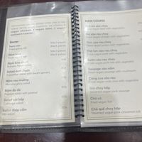 Menu  at Katze Vegan & Vegetarian  in Hanoi