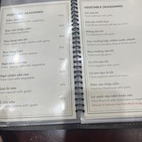 Menu  at Katze Vegan & Vegetarian  in Hanoi