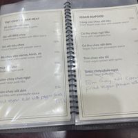 Menu  at Katze Vegan & Vegetarian  in Hanoi