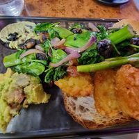 Epicurian Vegan with spinach 😋 at Candy Cafe Bar in Cairns