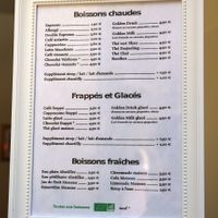 Coffee shop menu at Cassonade Cannelés & Spécialités in Bordeaux