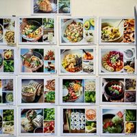 Picture menu  at Healthy Ubud in Ubud