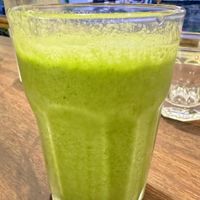 Good Karma smoothie (supports local sea veggie harvesters)  at Healthy Ubud in Ubud