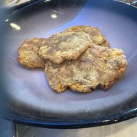 Tostones w Jerk Hummus.   Fantastic and spicy!   at Pink Salt in Jacksonville